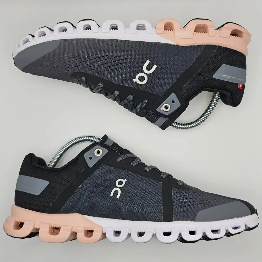 On Cloudflow Rock Rose Womens 8.5 UK 6.5 Running Shoes Sneakers Athletic Gym